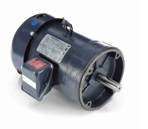 GT1312A Marathon 5 hp 3600 RPM 3-Phase 184TC Frame TEFC (no base) 230/460V Marathon Motor