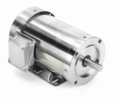 N458A Marathon 2 hp 3600 RPM 3-Phase 145TC Frame TEFC (rigid base) 230/460V Marathon Motor