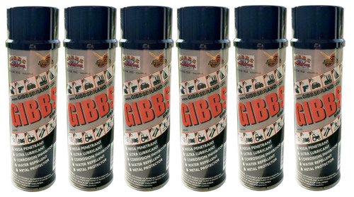 GIBBS Brand Lubricant (6 PACK) of 12-oz cans