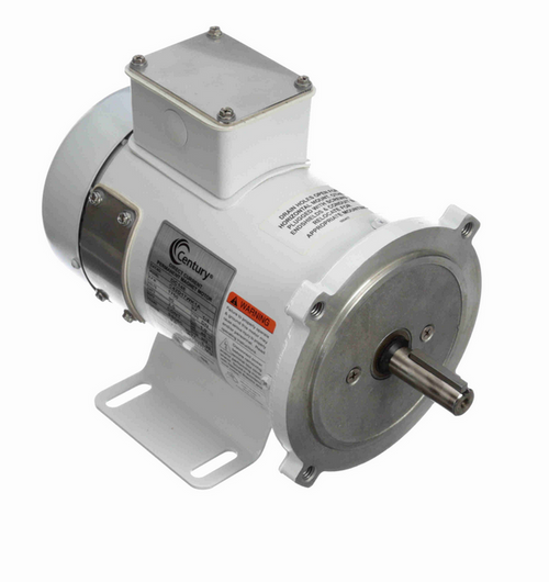 DC148 Century 1/4 hp DCPM Washdown 56C Frame C Face TENV 1750 RPM (rigid base) 90V Marathon Motor # DC148