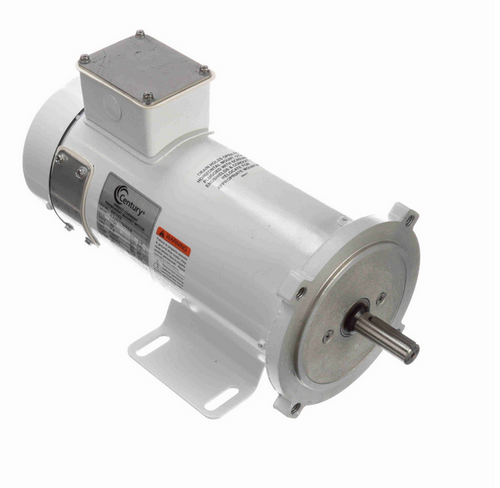 DC152 Century 3/4 hp DCPM Washdown 56C Frame C Face TENV 1750 RPM (rigid base) 90V Marathon Motor # DC152