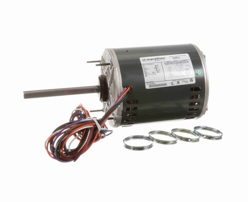 P184 Marathon 1 hp 115V 1075 RPM ODPAO (no base) 56Z Frame Condenser Fan Motor