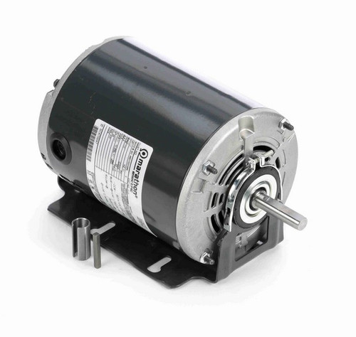 S128 Marathon 1/2 hp (1 speed) 115V 1800 RPM ODP 48Z Frame Resilient Base  Blower Motor