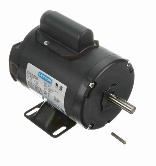 102914.00 Leeson 1/4 hp 1800 RPM 115/208-230V 56 Frame TENV Rigid Base Motor