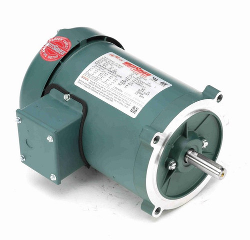 CEM AC Motor 3/4HP 1800RPM 56C Inverter Rated Removable Feet 3Phase TEFC 