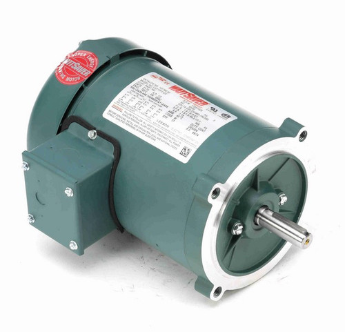 101780.00 Leeson 1/2 hp 1800 RPM 208-230/460V 56C Frame TEFC C-Face (No Base) 3-Phase Motor