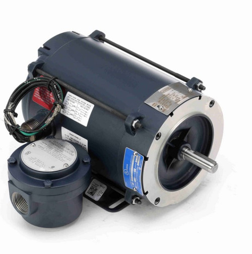 114628.00 Leeson 1/2 hp 1800 RPM 208-230/460V 56C Frame Explosion-Proof (Rigid Base) 3-Phase Motor