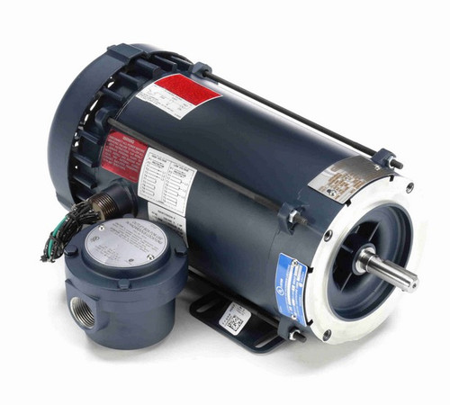 119438.00 Leeson 1 hp 1800 RPM 230/460V 56C Frame TEFC Explosion-Proof (Rigid Base) 3-Phase Motor