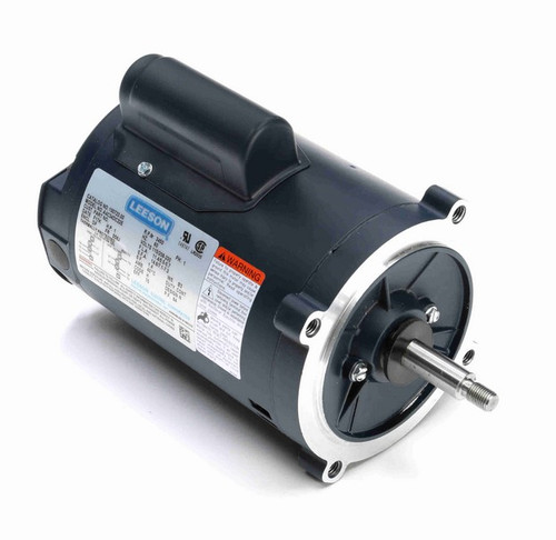 100723.00 Leeson 1 hp 3600 RPM 115/208-230V 56J Frame ODP 1-Phase Jet Pump Motor