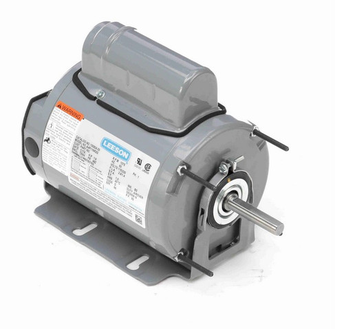 100824.00 Leeson 1/4 hp 1200 RPM 115/230V 48 Frame (Resilient Base) TENV 1-Phase Farm Fan Motor