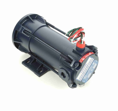 118016.00 Leeson 1/2 hp 1800 RPM 90VDC 56C Frame (With Base) TENV DC Controllable Explosion Proof Motor