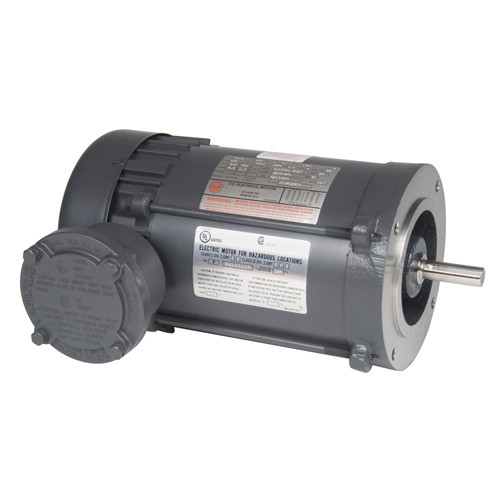 X1P2BCR Nidec 1 hp 1800 RPM 143TC Frame 60 Hz 230/460V TEFC 3-Phase Hazardous Duty Motor