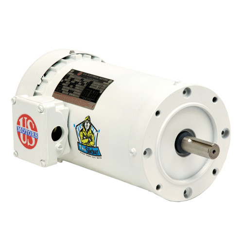 WD32P2ACR Nidec 1 1/2 hp 1800 RPM 56C Frame (No Base) 208-230/460V TENV 3-Phase Washdown Motor