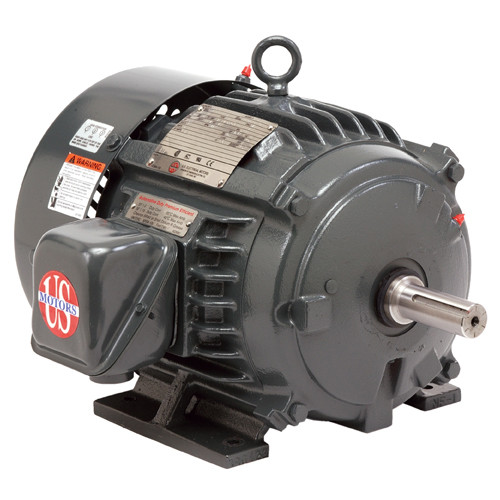 HD20V2B Nidec 20 hp 1800 RPM 256T (Rigid Base Cast Iron) 230/460V TEFC Inverter-Duty 3-Phase Motor