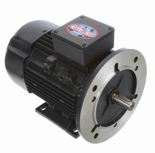 192201.00 Leeson |  1 hp .75 kw 1200 RPM 90SD Frame 230/460V  Electric Metric Motor