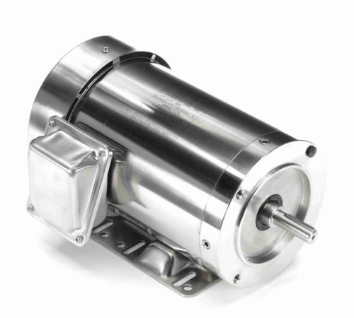 191560.00 Leeson |  1.5 hp 3600 RPM 56HC Frame TEFC 208-230/460 Volts Stainless Steel