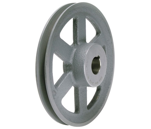 AK56X1 Pulley | 5.45" X 1" Single Groove Fixed Bore "A" Pulley