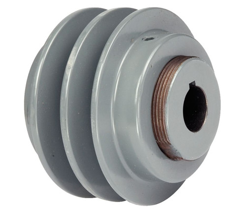 2VP42X1-1/8 Pulley | 3.95" x 1-1/8" 2-Groove Vari-Speed V Groove Pulley / Sheave