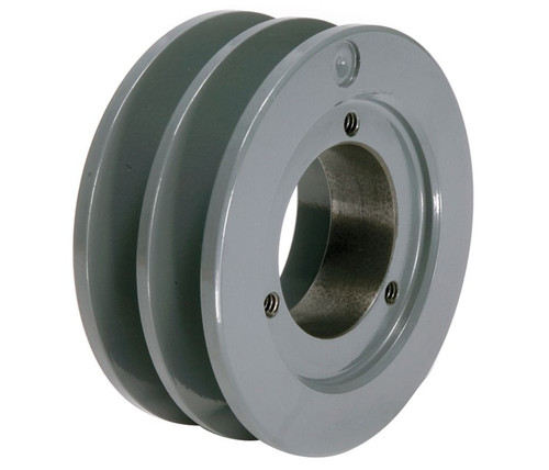 2AK34H Pulley | 3.45" OD Double Groove "H" Pulley (bushing not included)