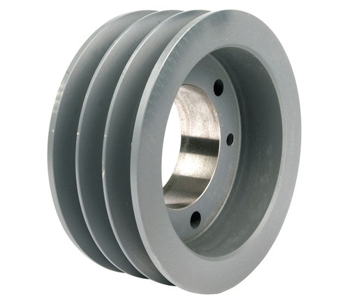 3B50-SD Pulley | 5.35" OD Three Groove "A/B" Pulley / Sheave (bushing not included)