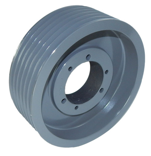 6B42-SD Pulley | 4.55" OD Six Groove "A/B" Pulley / Sheave (bushing not included)