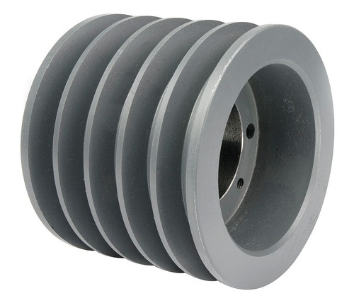 5-5V520-SD Pulley | 5.20" OD Five Groove Pulley / Sheave for 5V V-Belt (bushing not included)