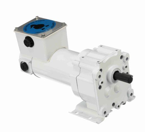 M1125262.00 Leeson |   Parallel Shaft Wash Down 1/8 hp, 31 RPM 90 Volts DC TENV Electric Gear Motor