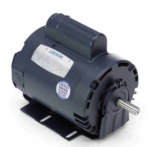 114225.00 Leeson |  1/2 hp 1425 RPM 56 Frame ODP 110/220V 50hz.Resilient Base