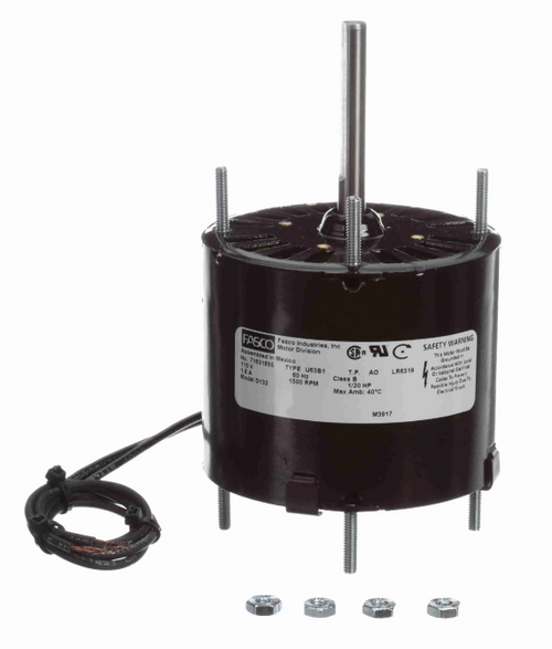 Fasco D132 Motor | 1/20 hp 1500 RPM CW 3.3" Diameter 115 Volts