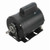 100110.00 Leeson 1/3 hp 1800 RPM 115/208-230V 48 Frame (Resilient Base) ODP 1-Phase Fan Motor