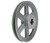 AK44X1 Pulley | 4.25" X 1" Single Groove Fixed Bore "A" Pulley