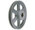 AK46X1/2 Pulley | 4.45" X 1/2" Single Groove Fixed Bore "A" Pulley