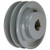 2AK49X1 Pulley | 4.75" X 1" Double Groove AK Fixed Bore Pulley