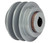 2VP36X1/2 Pulley | 3.35" x 1/2" 2-Groove Vari-Speed V Groove Pulley / Sheave