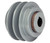 2VP60X7/8 Pulley | 6.00" x 7/8" 2-Groove Vari-Speed V Groove Pulley / Sheave