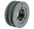 2AK54H Pulley | 5.25" OD Double Groove "H" Pulley (bushing not included)