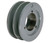 2AK124H Pulley | 12.25" OD Double Groove "H" Pulley (bushing not included)