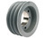 3B36-SH Pulley | 3.95" OD Three Groove "A/B" Pulley / Sheave (bushing not included)