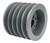 5B34-SD Pulley | 3.75" OD Five Groove "A/B" Pulley / Sheave (bushing not included)