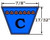 1C80-SF Pulley | 8.40" OD Single Groove Pulley / Sheave for "C" Style V-Belt (bushing not included)