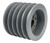 5C90-E Pulley | 9.40" OD Five Groove Pulley / Sheave for "C" Style V-Belt (bushing not included)