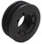 2-3V250-JA Pulley | 2.50" OD Double Groove Pulley / Sheave for 3V Style V-Belt (bushing not included)