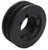2-3V335-SH Pulley | 3.35" OD Double Groove Pulley / Sheave for 3V Style V-Belt (bushing not included)