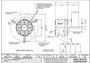 1258 Nidec | 1/20 hp 1100 RPM 3-Speed 115V; 5" Blower Motor