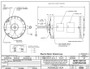 1260 Nidec | 1/2 hp 575 RPM, 208-230/460V; 6.5" Condenser Motor