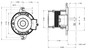 3274 Nidec | 1/7 hp 3450 RPM 1-Speed 115V, 48M Oil Burner Motor