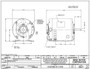 3306 Nidec | 1/3 hp 1725/1140 RPM 2-Speed 115V; 6.5"  Blower Motor