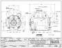 6311 Nidec | 3/4 hp 1725/1140 RPM 2-Speed 115V; 6.5"  Blower Motor