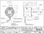 1312 Nidec | 1/4 hp 1625 RPM 1-Speed 575V; 5.6" Condenser Motor