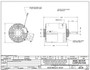 6603 Nidec | 3/4 hp 1075 RPM 1-Speed 208-23/460V; 5.6" Condenser Motor